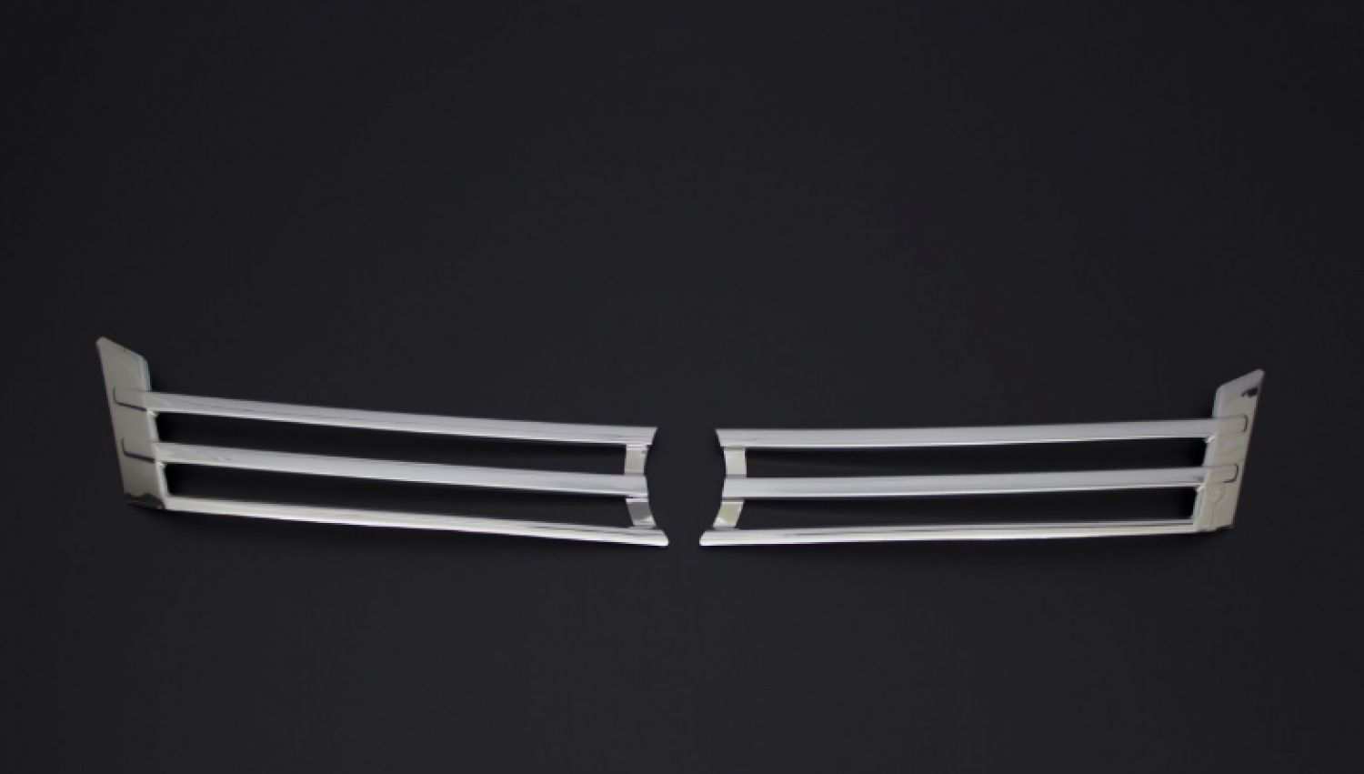 Volkswagen Caddy Ön Panjur 2 Parça Paslanmaz Çelik 2015-