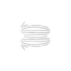 Hyundai Tucson 2016 Cam Çerçevesi Paslanmaz Çelik