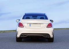 W205 C COUPE IÇIN DIFÜZÖR & EGZOZ SETI PIANO BLACK (AMG COUPE) (SIYAH EGZOZ ILE)