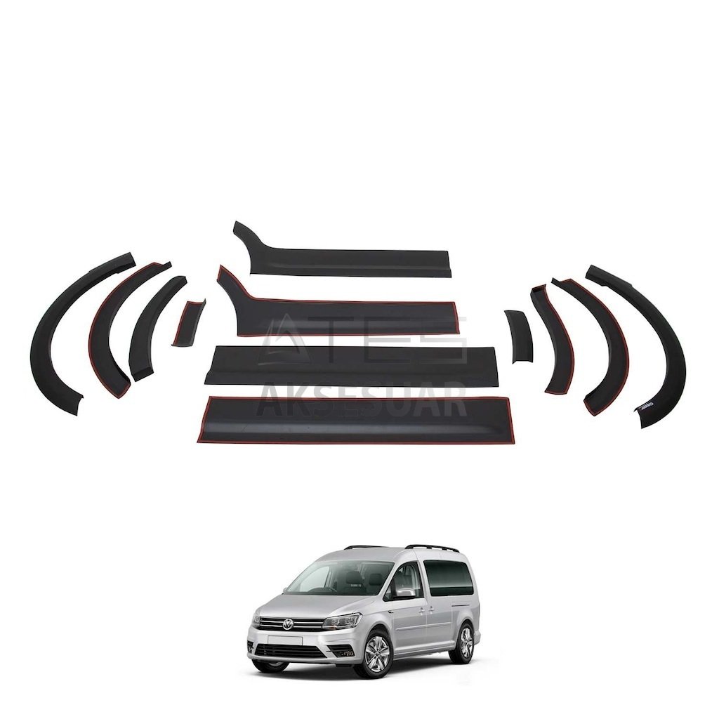 Volkswagen Caddy Dodik Seti UV Katkılı ABS U.Ş. Çift Sür