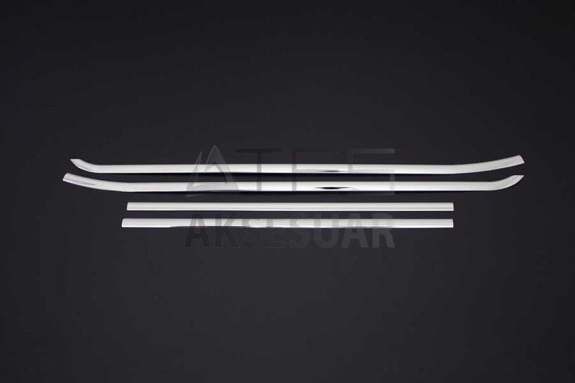 Fiat Doblo Krom Cam Çıtası 4 Parça 2010 ve Sonrası