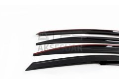 Fiat Fullback SunPlex Cam Rüzgarlığı 4 Parça 2016 ve Sonrası