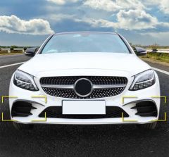 W213 2016-2019 E & C238 COUPE IÇIN E63 ÖN TAMPON BIÇAKLARI