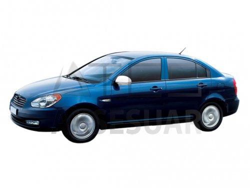 Hyundai Accent Era Abs Krom Ayna Kapağı 2 Prç 2005-2011