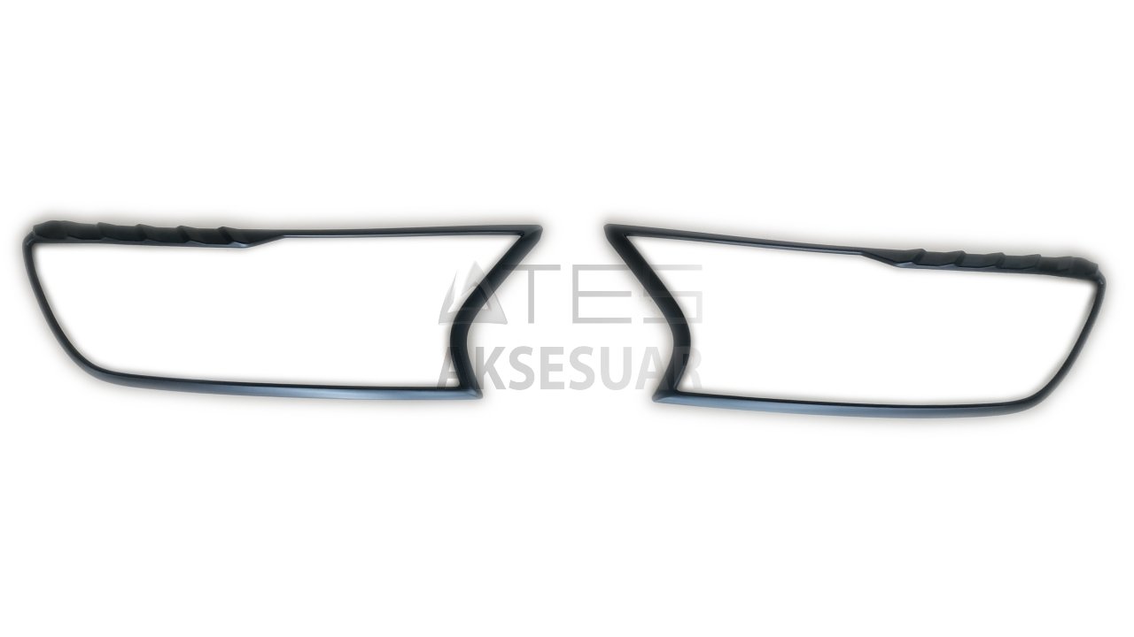 FORD RANGER 2015-2020 FAR ÇERÇEVESI KAPLAMA SIYAH