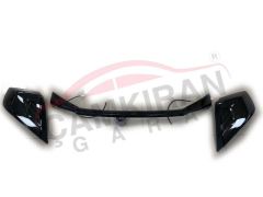 CIVIC FC5 2016-2021 IÇIN UYUMLU  HAREKETLI SINYALLI LED STOP VE SPOYLER TAKIMI SMOKE