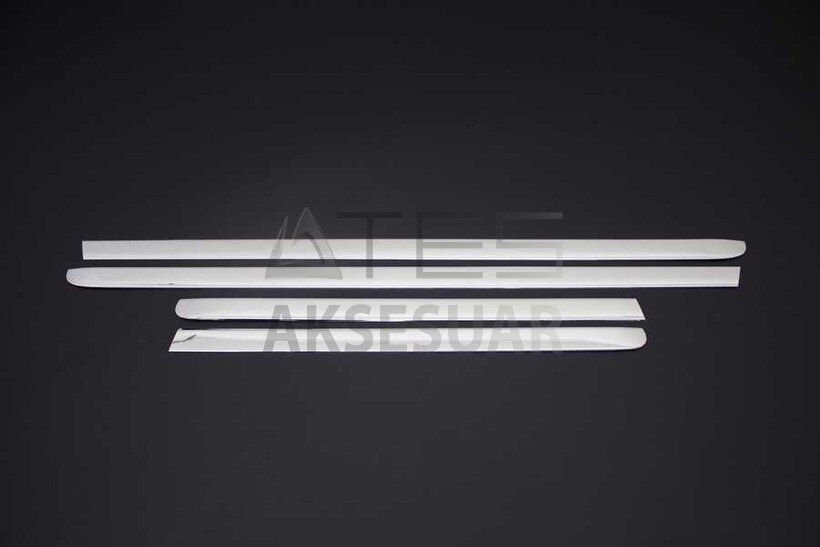 Fiat Doblo Facelift Krom Yan Kapı Çıtası 4 Parça Dar Model 2006-2010 Arası