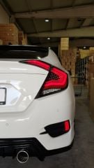 CIVIC FC5 2016-2021 IÇIN UYUMLU OMURGA LED STOP TRANSPARAN
