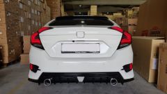 CIVIC FC5 2016-2021 IÇIN UYUMLU OMURGA LED STOP TRANSPARAN