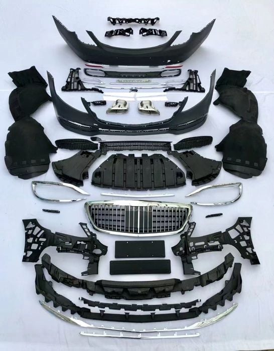 W222 S SERISI IÇIN UYUMLU 2014-2020 MAYBACH GÖRÜNÜM BODY KIT