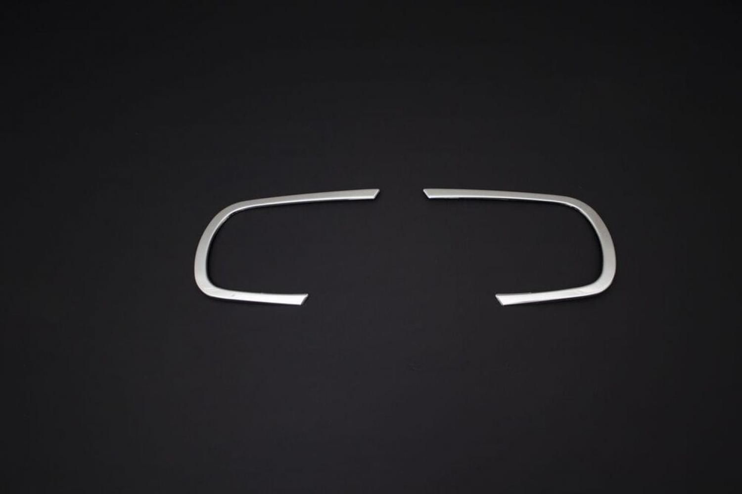 Dacia Duster Ön Sis Çerçevesi Paslanmaz Çelik 2 Parça 2018>