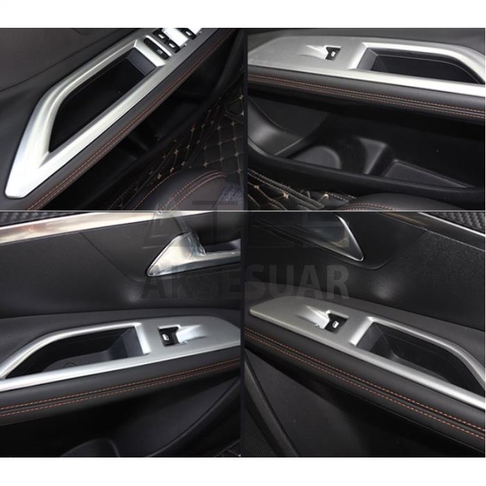 PEUGEOT 3008 2016+ KAPI KOLÇAK KAPLAMASI SILVER