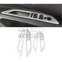 PEUGEOT 3008 2016+ KAPI KOLÇAK KAPLAMASI SILVER
