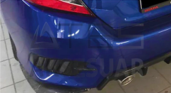 HONDA CIVIC FC5 2016-2021 ARKA SİS 3 ÇİZGİ SİYAH- PIANO BLACK