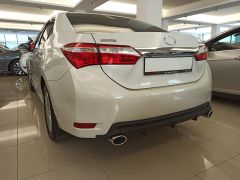 COROLLA 2012-2018 IÇIN UYUMLU DIFÜZÖR ÇIFT ÇIKIS EGZOZ MAT SIYAH