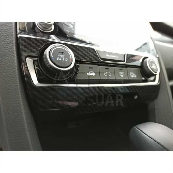 HONDA CIVIC FC5 2016-2020 KLİMA PANEL KAPLAMA- KARBON