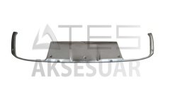 PEUGEOT 3008 2016+ ARKA TAMPON KAPLAMASI KROM