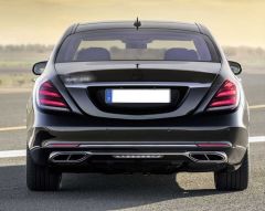 W222 S SERISI IÇIN UYUMLU MAYBACH GÖRÜNÜM BODY KIT ( FAR VE STOP DAHIL)