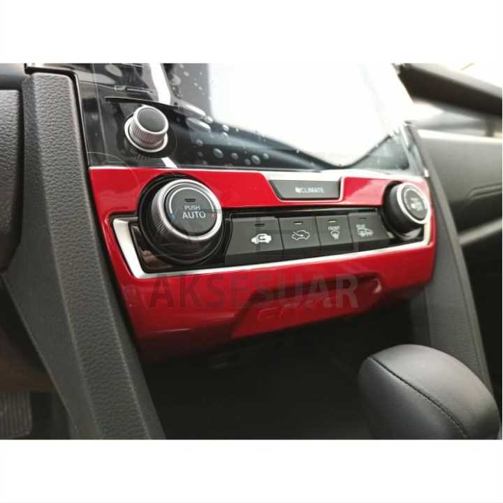 HONDA CIVIC FC5 2016-2020 KLIMA PANEL KAPLAMA- KIRMIZI