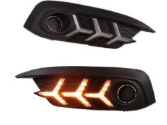 CIVIC FC5 2019+ IÇIN UYUMLU ÖN SIS LEDI MAKYAJLI KASA AGAÇ MODEL HAREKETLI