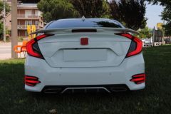 CIVIC FC5 2016-2021 IÇIN UYUMLU  ARKA SIS E DIZAYN