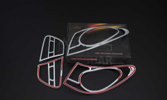 Hyundai Elantra Krom Far Çerçevesi Abs 4 Parça