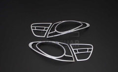 Hyundai Elantra Krom Far Çerçevesi Abs 4 Parça