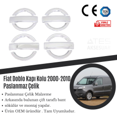 Fiat Doblo 2000-2010 Kapı Kolu Paslanmaz Çelik