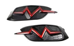 CIVIC FC5 2016-2020 IÇIN UYUMLU RITIM DIZAYN ARKA SIS LEDI KIRMIZI