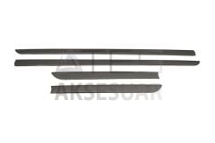 Hyundai İ30 Siyah Krom Yan Kapı Çıtası 4 Parça 2007-2011 Arası