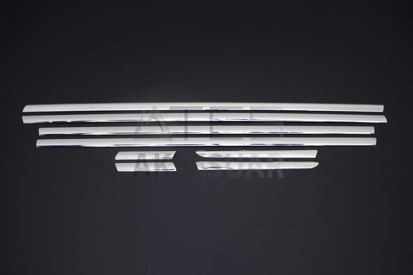 Fiat Linea Krom Cam Çıtası 8 Parça 2007 ve Sonrası