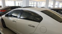 CIVIC FB7 2012-2015 IÇIN UYUMLU  CAM RÜZGARLIGI KROM (ÇITALI)