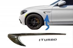 V8 BITURBO YAZI VE VENT TAKIMI NIKELAJ