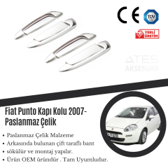 Fiat Punto 2007 Kapı Kolu Paslanmaz Çelik