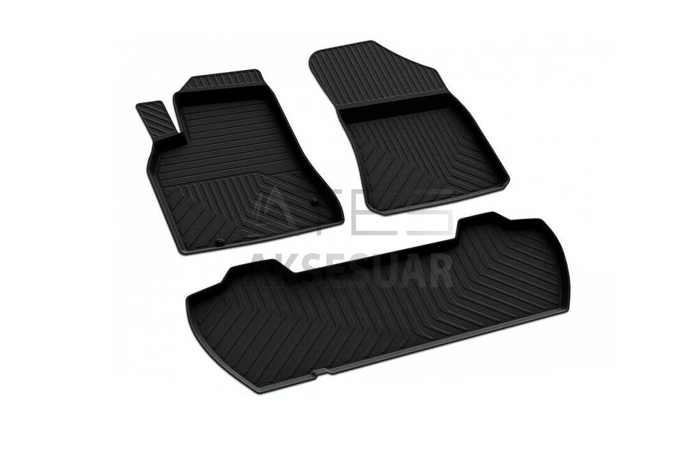 Peugeot Partner 2 Tepee 4D Havuzlu Paspas Siyah 2008-2018 Arası