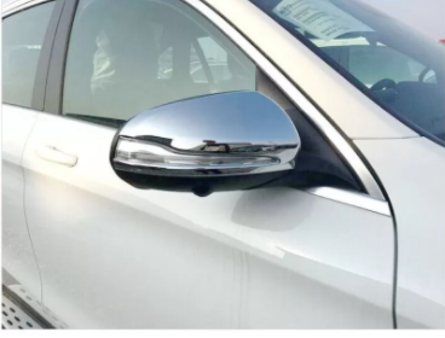 Mercedes C Class Ayna Kapağı 2 Parça Paslanmaz Çelik 2014-