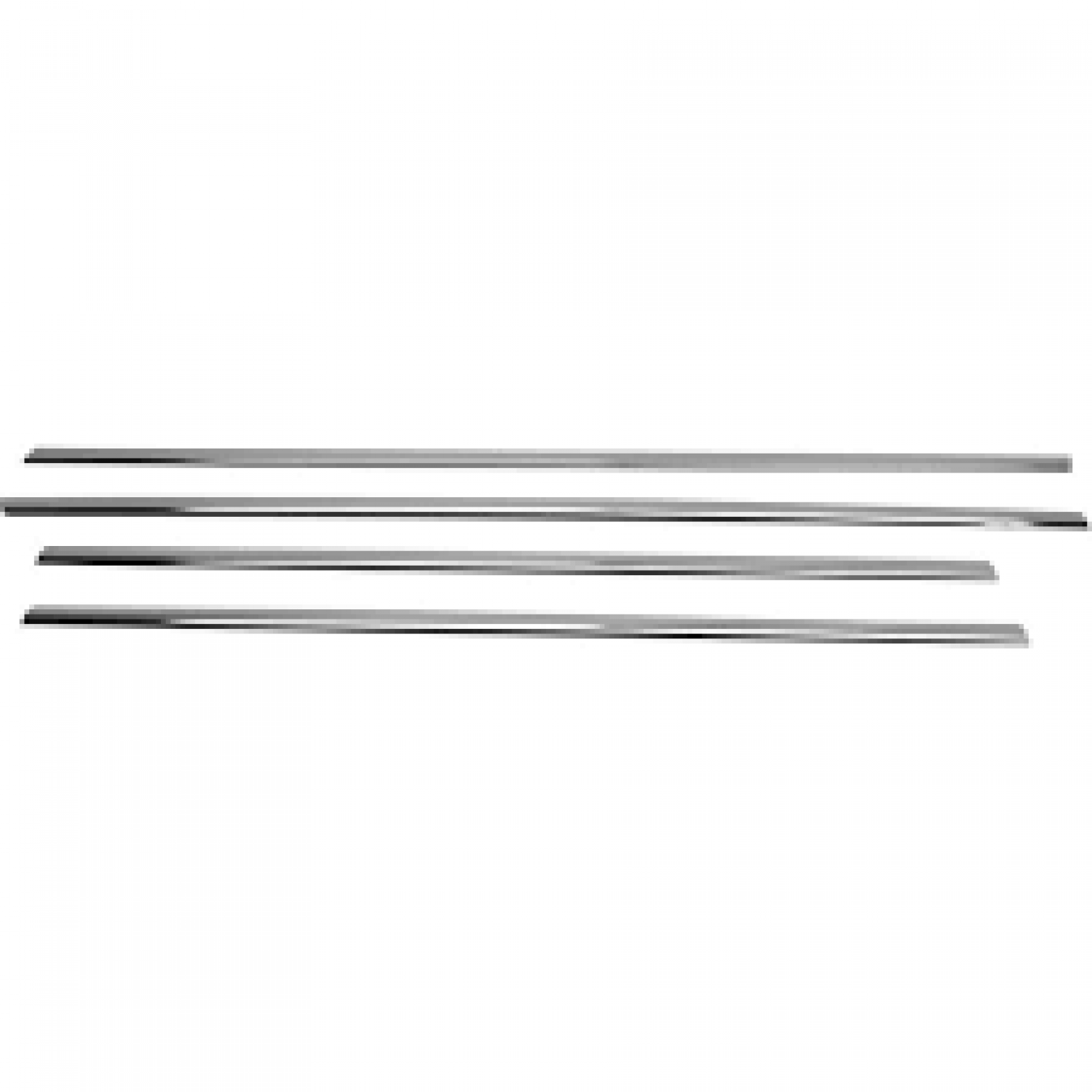 Mitsubishi Lancer Cam Çıtası 4 Parça Paslanmaz Çelik 2008>