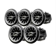 W176 & W117 & GLA A VE CLA SERISI 12 RENK ÖN HAVALANDIRMA MENFEZ SETI ( MENFEZ AMBİANS )