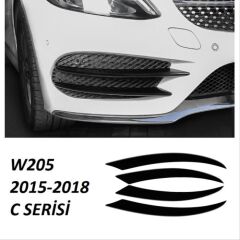W205 2015-2018 C SERISI IÇIN SIS KASI 4 PARCA (PIANO BLACK)