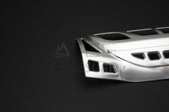 Fiat Fiorino/Qubo Saten Krom Stop Çerçevesi 2 Parça Abs 2007 ve Sonrası