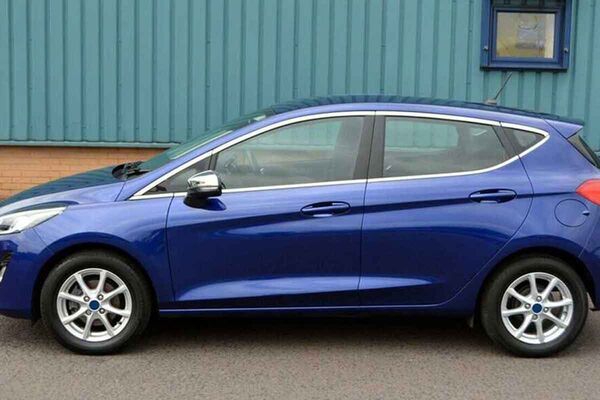 Ford Fiesta 7 Krom Cam Çerçevesi 16 Parça 2017 ve Sonrası