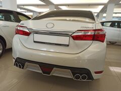 COROLLA 2012-2018 IÇIN UYUMLU DIFÜZÖR 4 EGZOZ SIYAH/SILVER