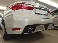 COROLLA 2012-2018 IÇIN UYUMLU DIFÜZÖR 4 EGZOZ SIYAH/SILVER