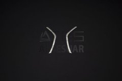 Dacia Duster Krom Ön Panjur Çıtası 2 Parça 2018 ve Sonrası