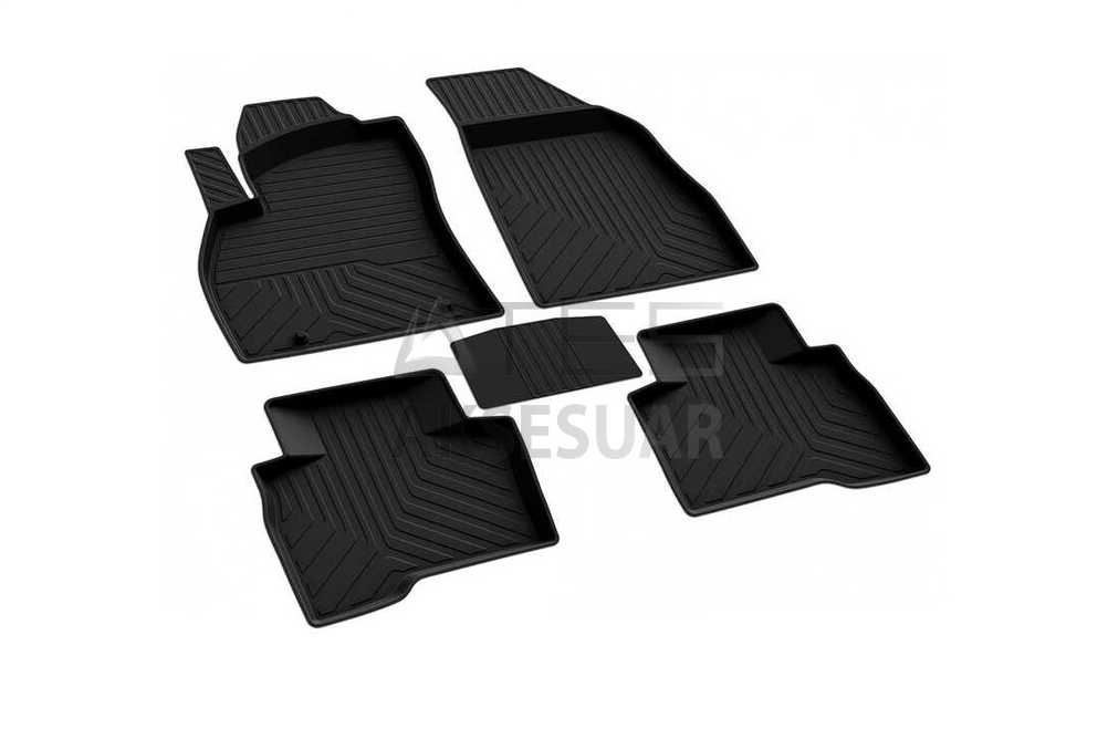 Peugeot Bipper 4D Havuzlu Paspas Siyah 2008 ve Sonrası