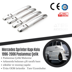 Mercedes Sprinter 1996-2006 Kapı Kolu Paslanmaz Çelik