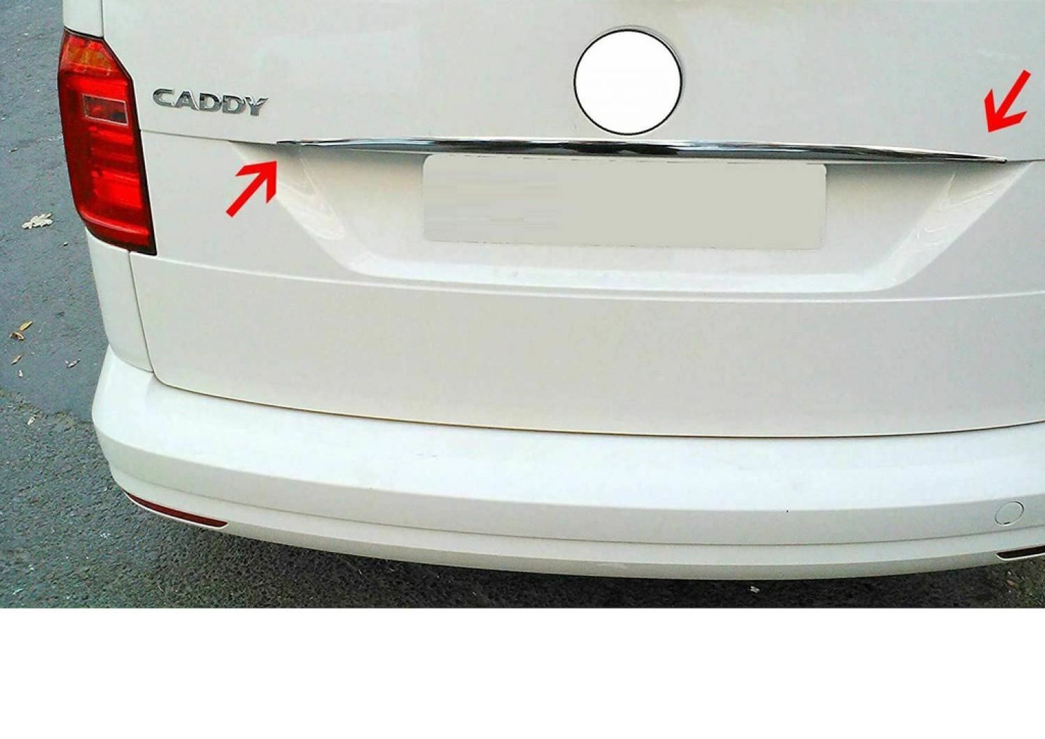 Volkswagen Caddy Bagaj Çıtası Paslanmaz Çelik Krom 2015-2020