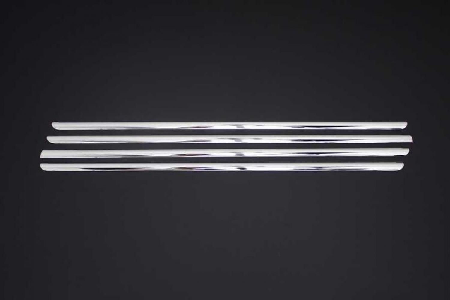 Dacia Lodgy Cam Çıtası 4 Parça Paslanmaz Çelik 2012