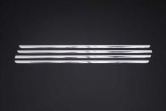 Dacia Lodgy Cam Çıtası 4 Parça Paslanmaz Çelik 2012