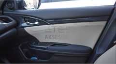 HONDA CIVIC FC5 2016-2020 KAPI ICI ÇITA KARBON 2 PARÇA